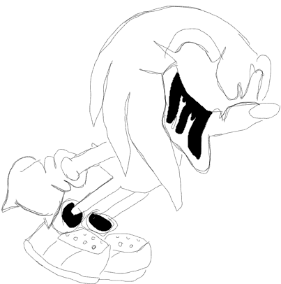 Knuckles.EXE Trace (Transparent)