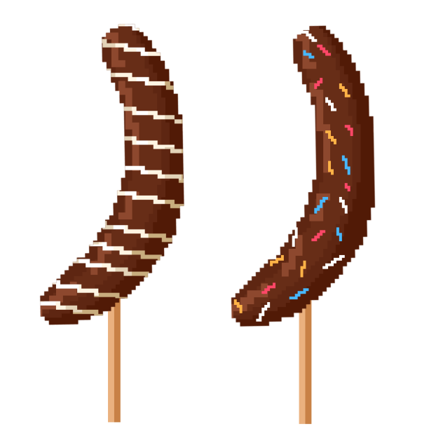 Choco banana (pixel)