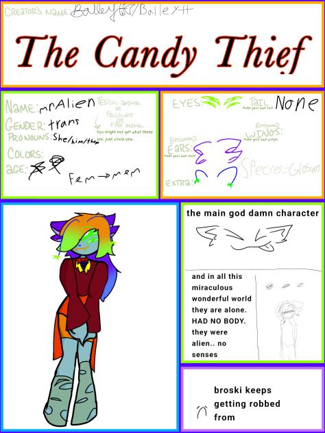 ITS THE MAIN CHARACTER MR ALIEN