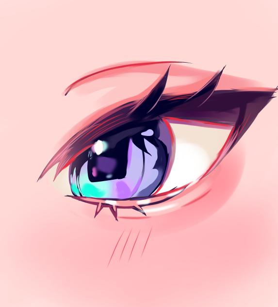 purple dreamy eye ✨💜