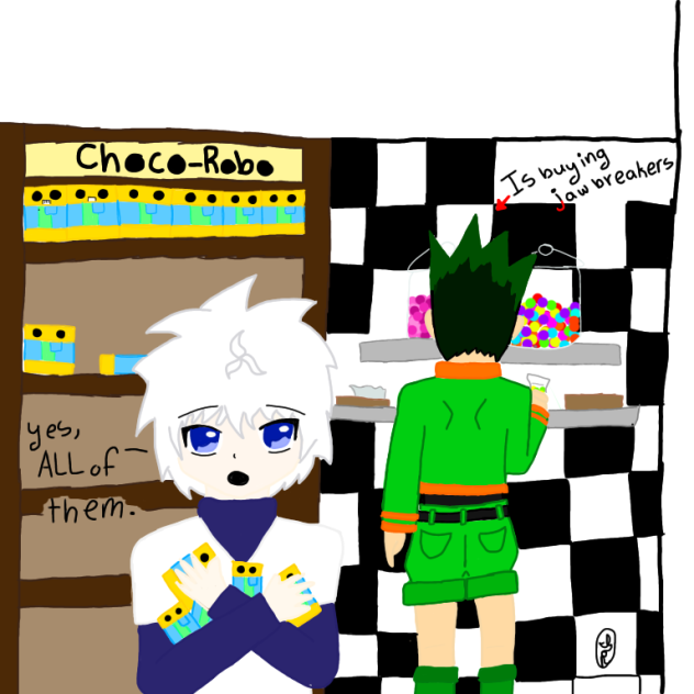 Candy shop date. KilluXGon