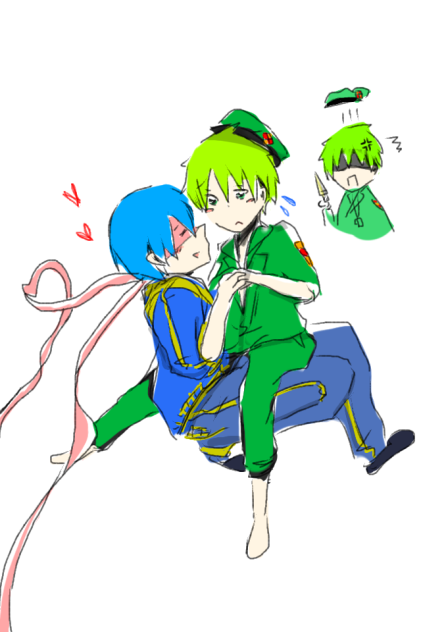 【腐向け】英→軍←覚