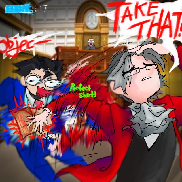 Ace Attorney jjk meme