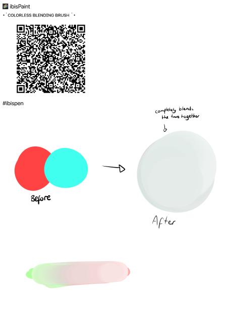 Colorless blending brush