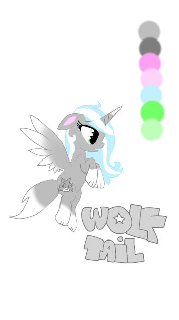 Mah OC Wolf Tail