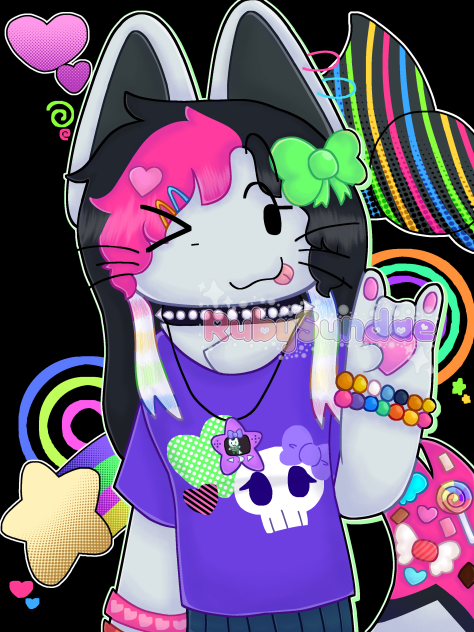 Scene Sparklekitty 🍬✨ (OC)