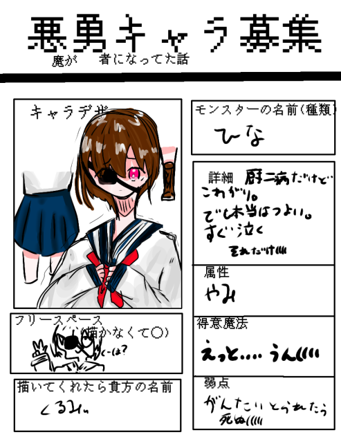 キャラ募