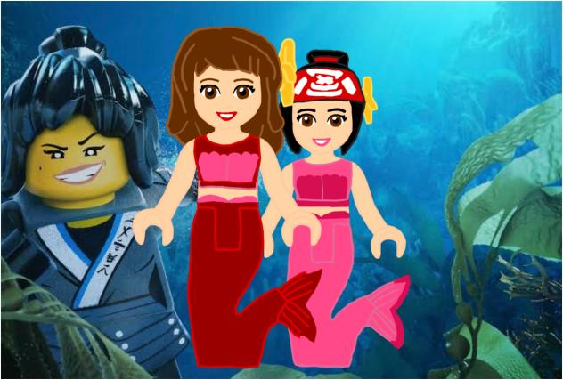 Lego Mermaid Wendy And Suzume With Nya.
