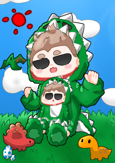 恐竜Toms