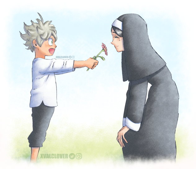 Young Asta and Lily