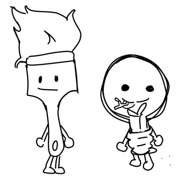 cute lil lightbrush loop
