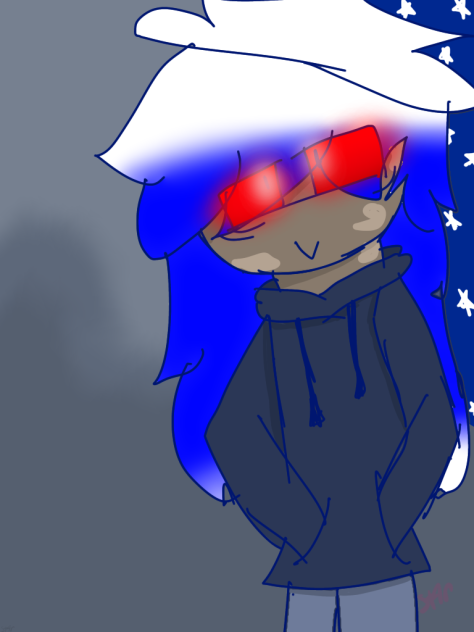 Moon from Fnaf but human