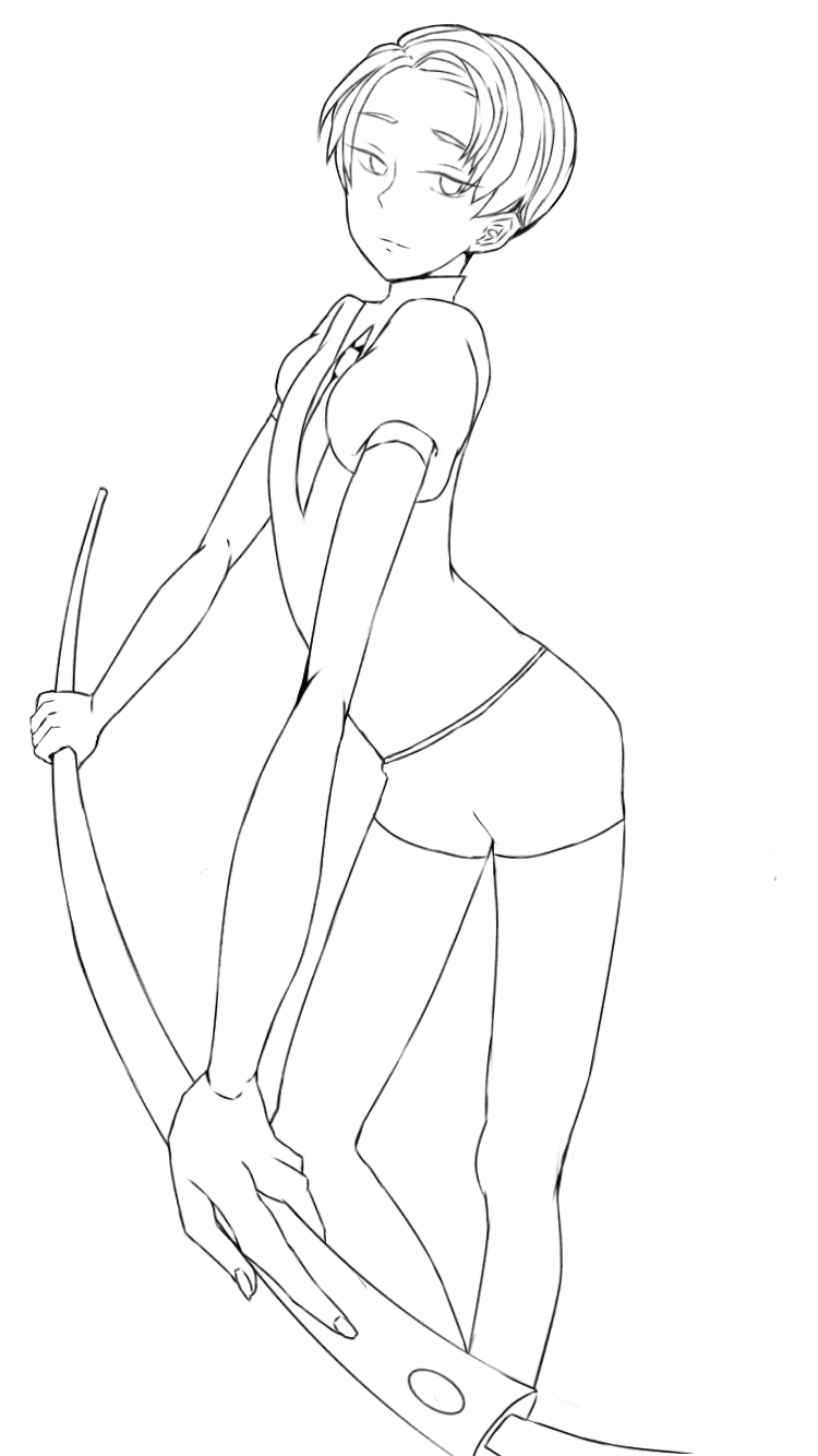 カンゴームの塗り絵 Ibispaint