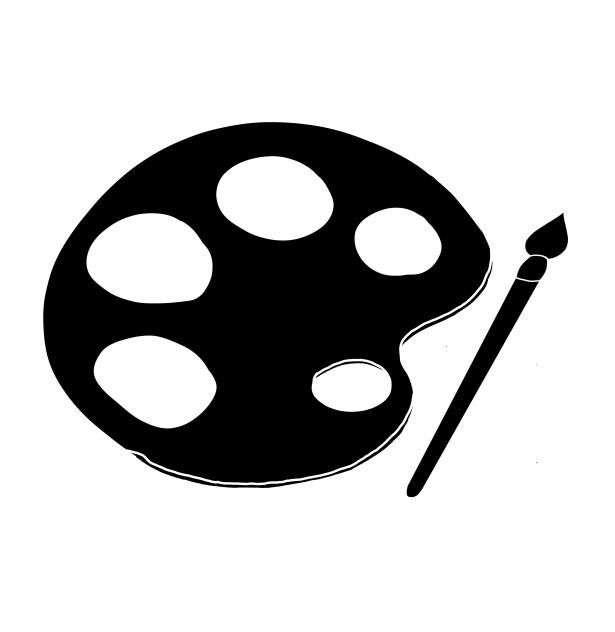 Water color palette icon