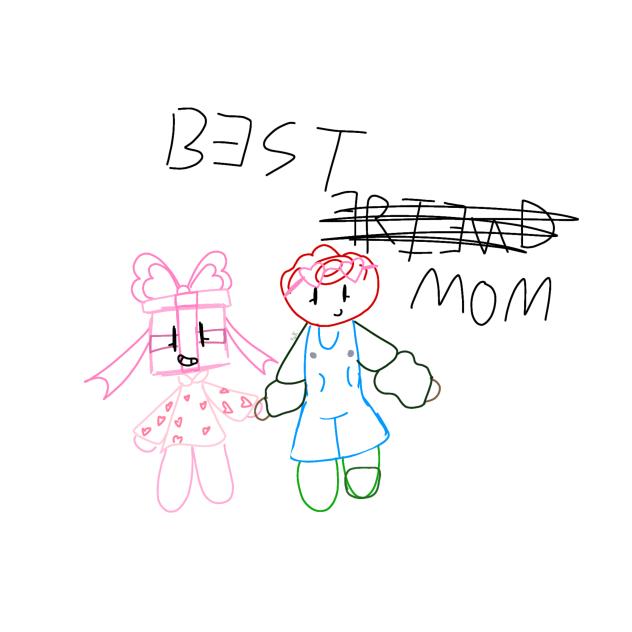 'BEST MOM EVER!' - Close up