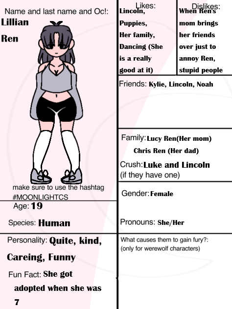 Moon Light Character!!