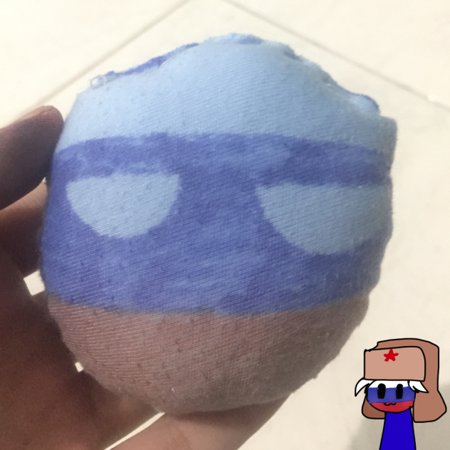 I made my lil countryballs plush!