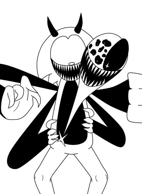 Fatal Error Line Art