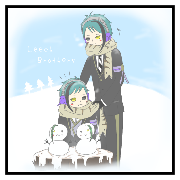 ウツボに締められるウツボ兄弟。