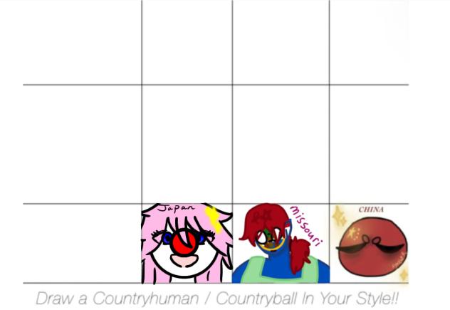 draw a countryhuman or countryball