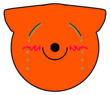 猫みたいな犬・犬みたいな猫・のイラストを描きました