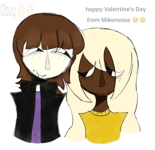 Mikenessa art fo Valentine's day 💥💥