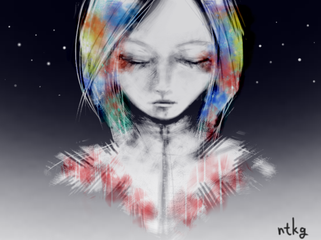 夜空に想う。
