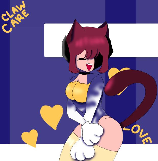 Star in a cat costume