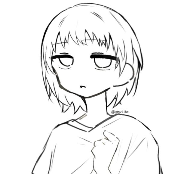 しずかちゃんの線画です！