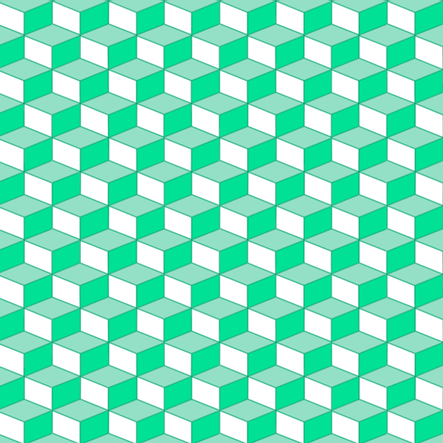 Japanese Pattern III - Green