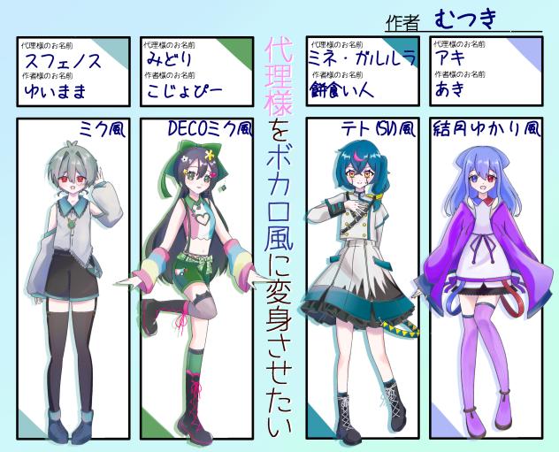代理様をボカロ風に変身させたい　企画2