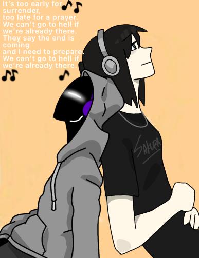 Listening to music collab