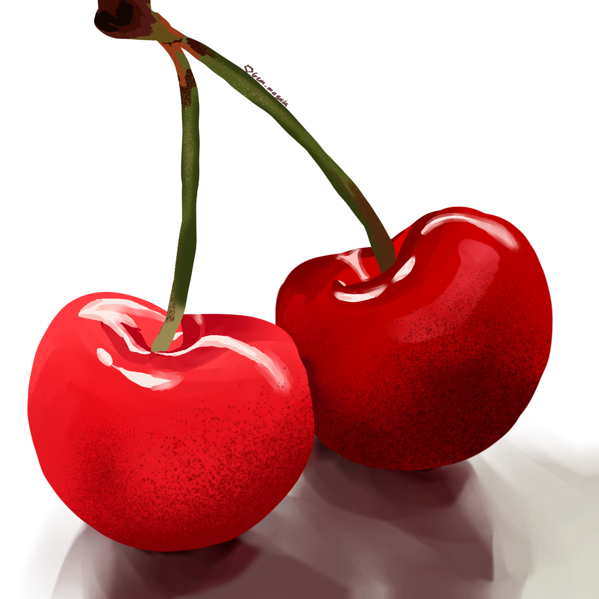 realism cherry practice - ibisPaint