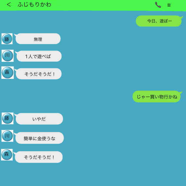全否定メール〜グループ編〜