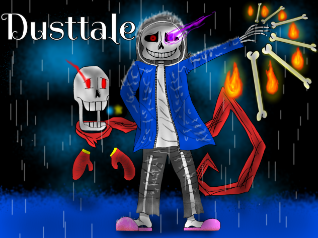 Dusttale Sans & Hallucinated papyrus