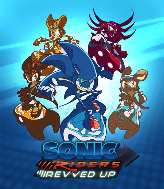 Sonic Riders Revved Up Cover (Concept)