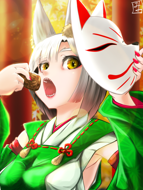 お稲荷様とおいなりさん