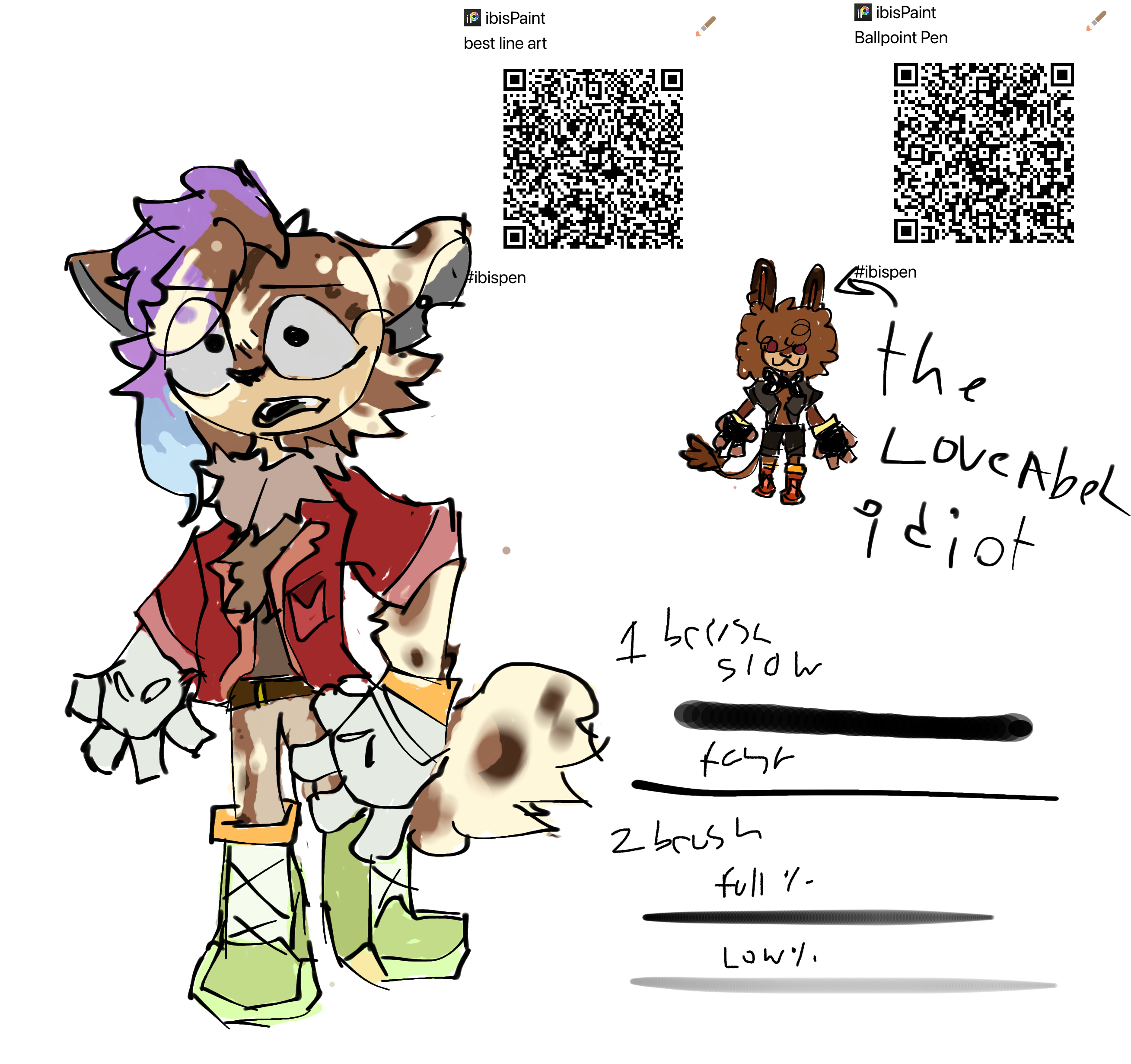 Epic free line arting brush + sketch - ibisPaint