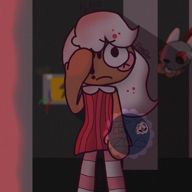 ''HER EYE! ITS GONE!''