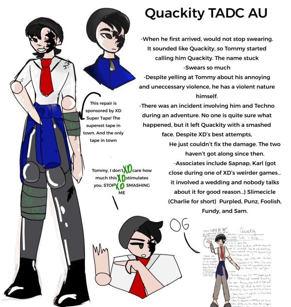 Quackity TADC AU redesign