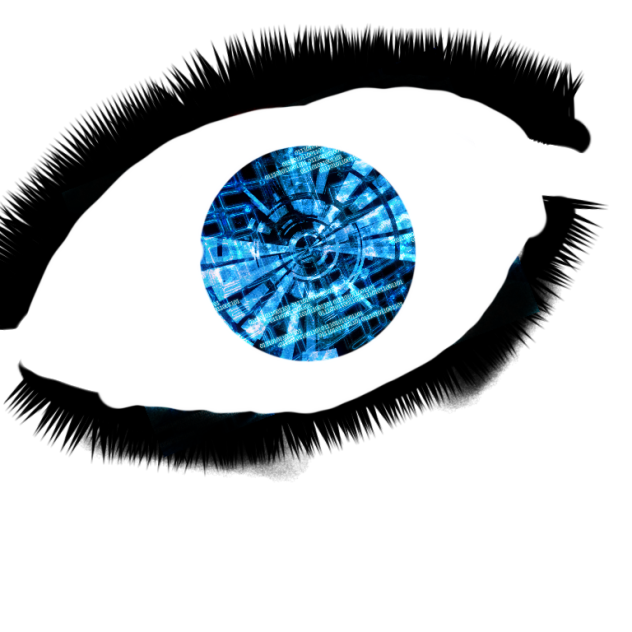 Drawing a blue eye 👍