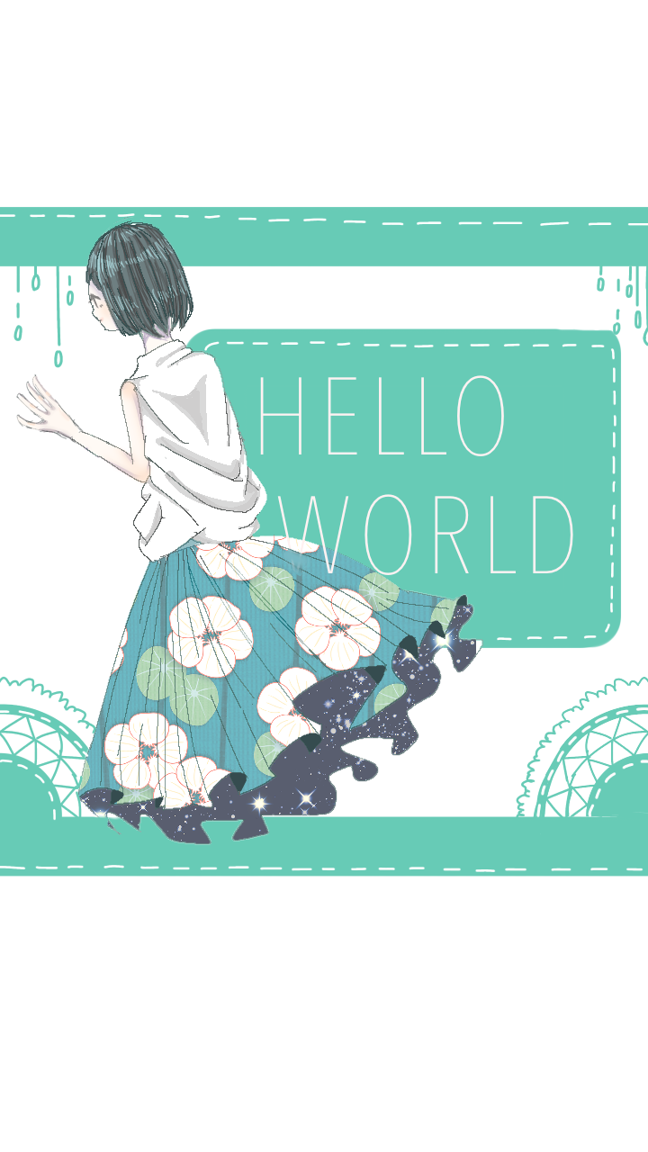 HELLO WORLD - ibisPaint