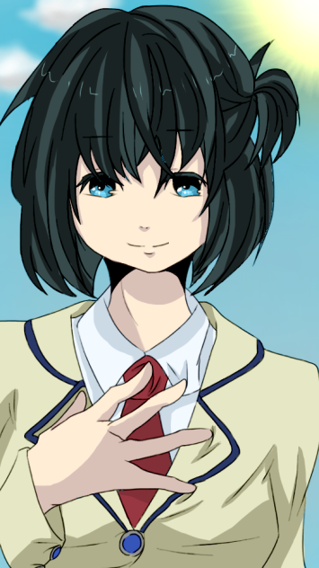 線画塗ってみた