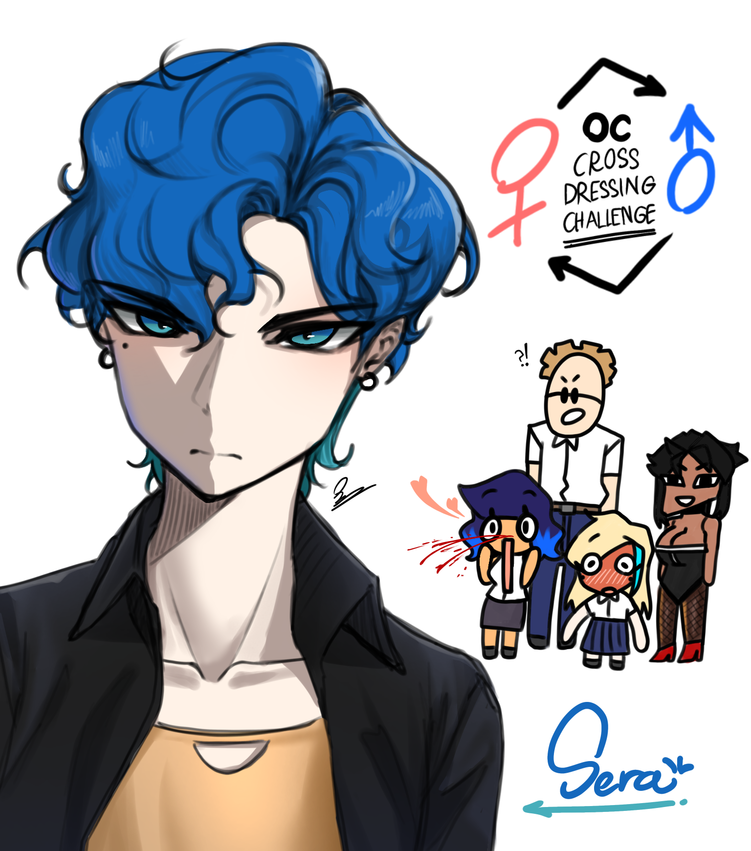 Sera Crossdressing - ibisPaint