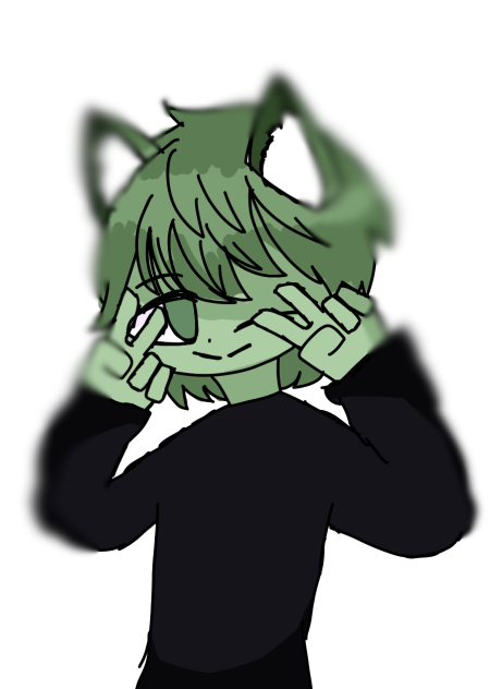 Green cat💚