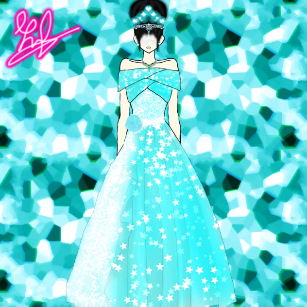 💙🤍👸🏻 - ibisPaint
