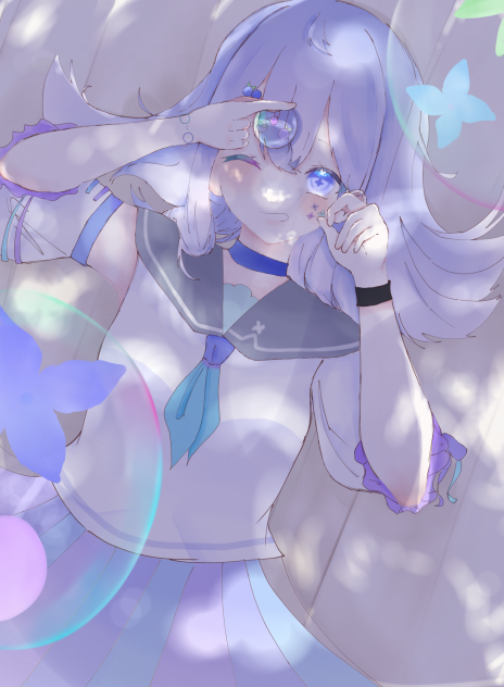 晴れの日 木の下、休憩を。