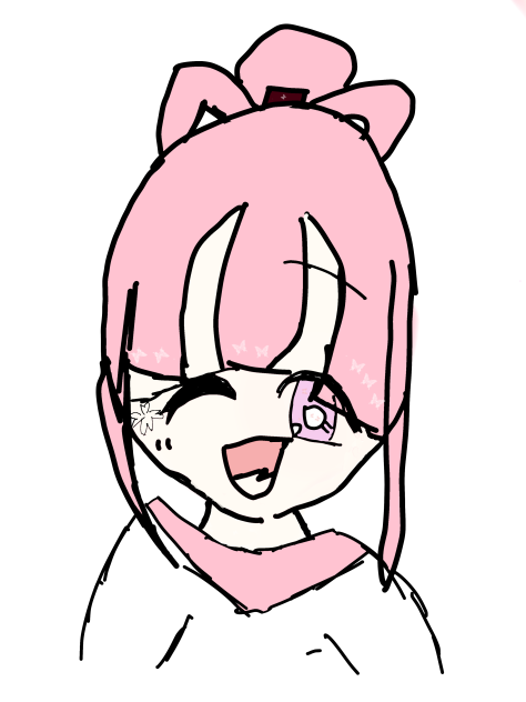 女の子色塗りしたよ