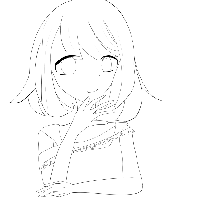🔵💙🔷線画