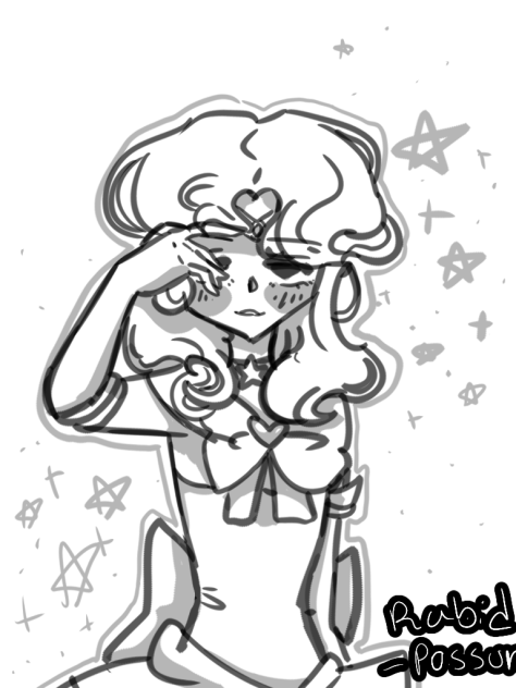 sailor neptune sketch